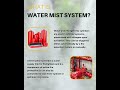 NewAge Water Mist Fire Suppression System 💦