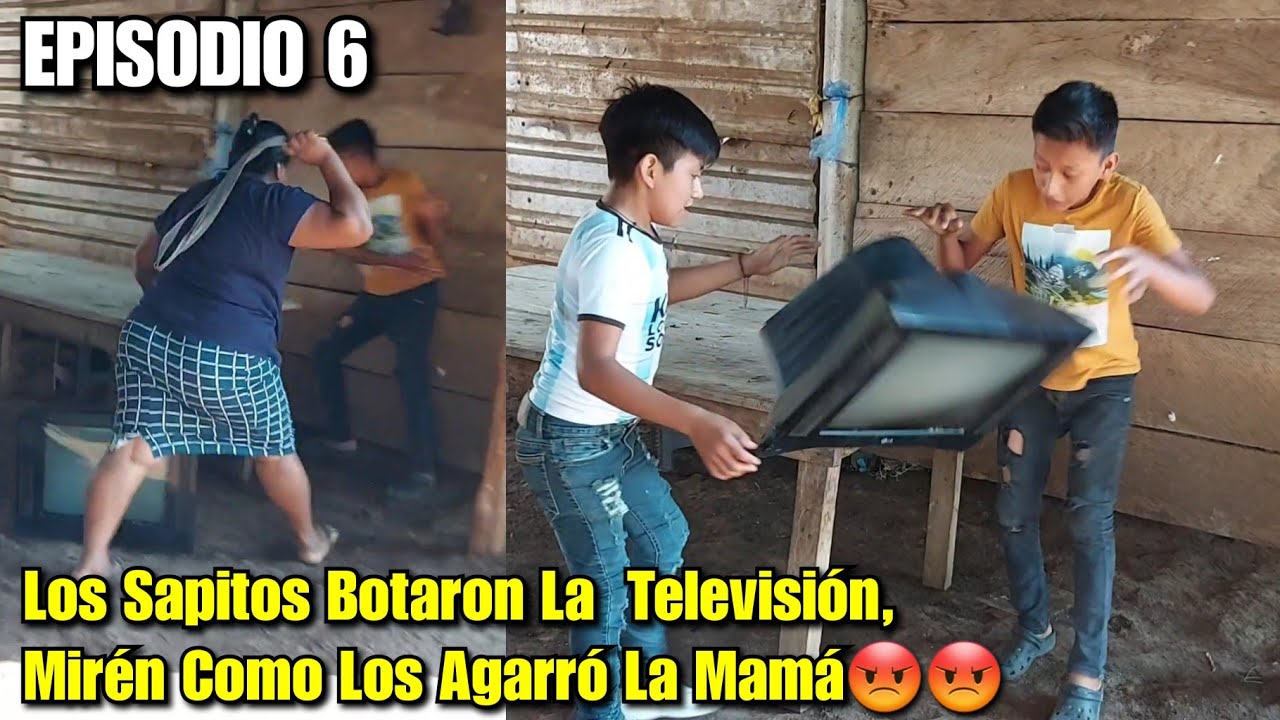 Estos 2 Niñ0s Botaron La Televisión Y Se Quebró😱🥲 Mirén Como Los Ag4rró La Mamá al ver eso😡😡