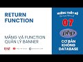 Code hàm trả về cho danh sách banner với mảng chỉ mục - Cách gọi hàm trả về trong PHP - WEB108
