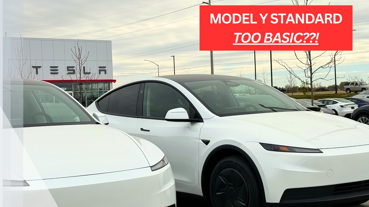 Model Y Basic TOO BASIC?! MODEL Y STANDARD REVIEW #tesla #modely - YouTube