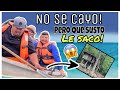 CASI se CAE de la LANCHA en la LAGUNA VERDE