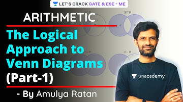 The Logical Approach to Venn Diagrams (Part-1) | Reasoning | GATE/ESE 2021 Exam | Amulya Ratan