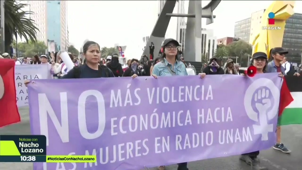 Miles de mujeres marcharon en la CDMX contra la violencia por el 25N ...