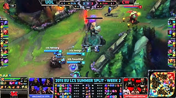 UOL vs CW | LCS EU 2015 Summer | 3.nap 5.meccs