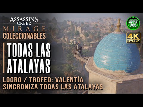 Assassin's Creed Mirage | Guía de TODAS las Atalayas, cómo sincronizarlas (Logro / Trofeo: Valentía)