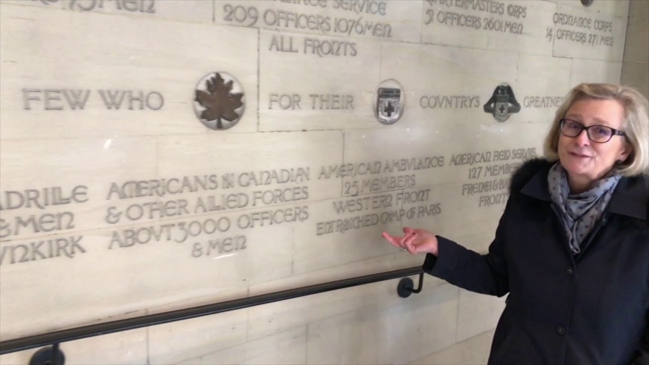 The Battle Memorial Cloister of the American Cathedral in Paris