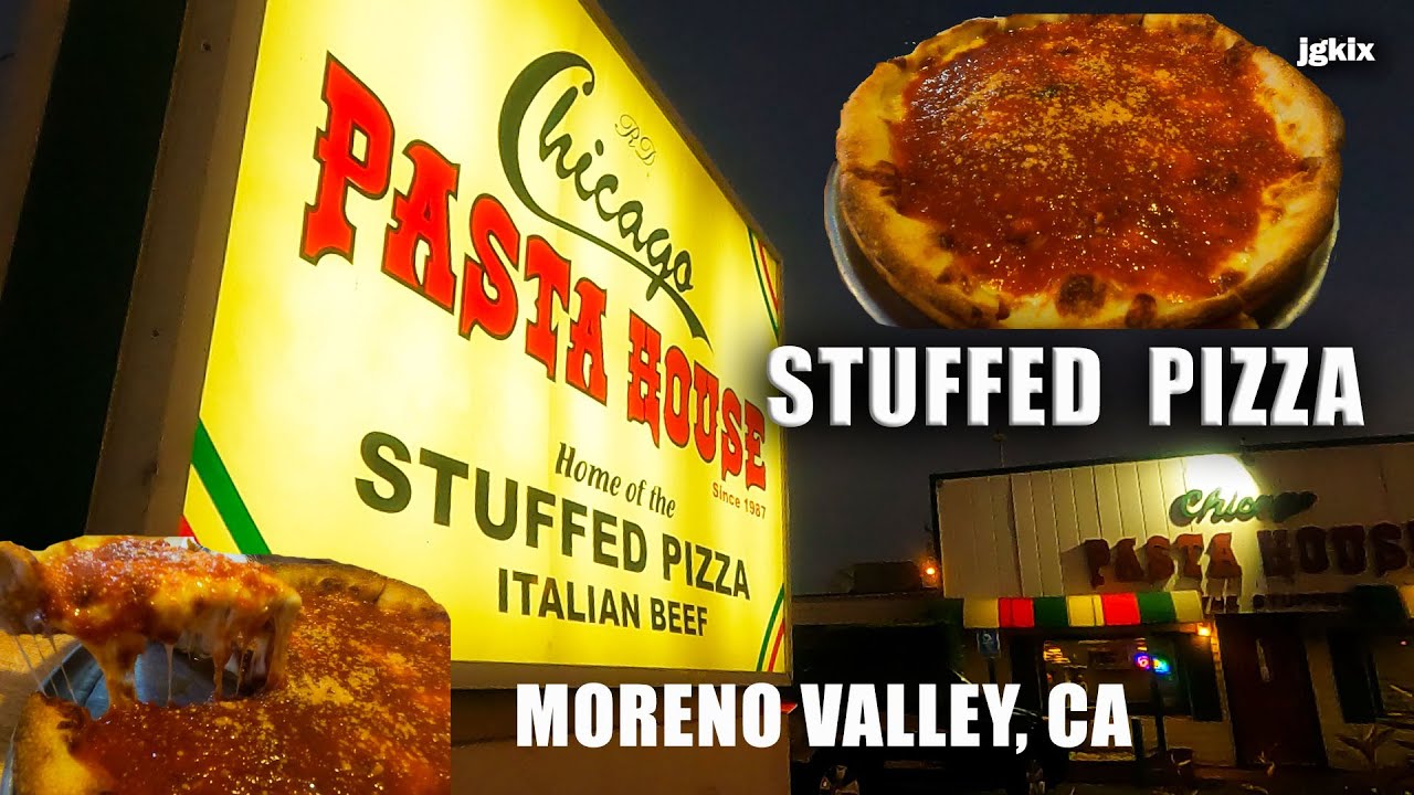 Chicago Pasta House Home of the Stuffed Pizza YouTube
