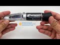 Master53alpha  how to use a refractometer analog
