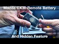 2020 - 2023 Mazda CX30 How to replace Key Remote Battery / Fob / And hidden remote Features