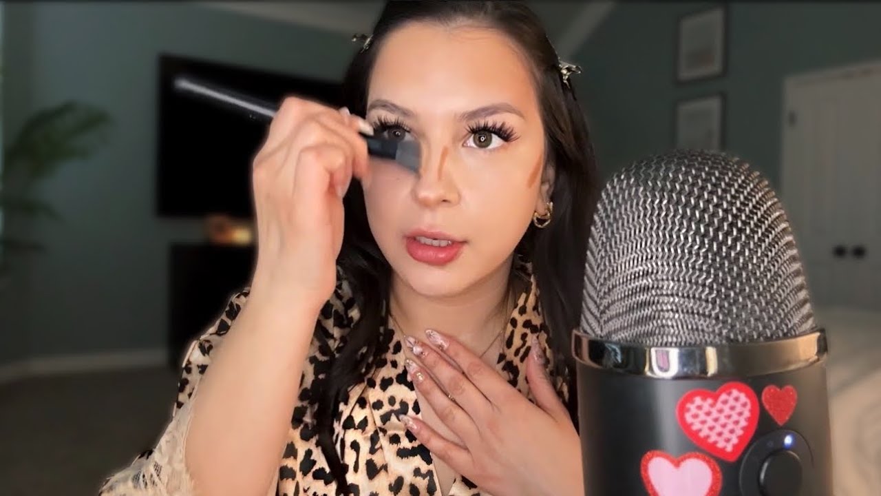 ASMR Get Ready with Me for a Date💐(a little chaotic)