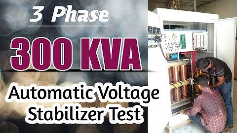 300 KVA Voltage Stabilizer Unboxing & Testing