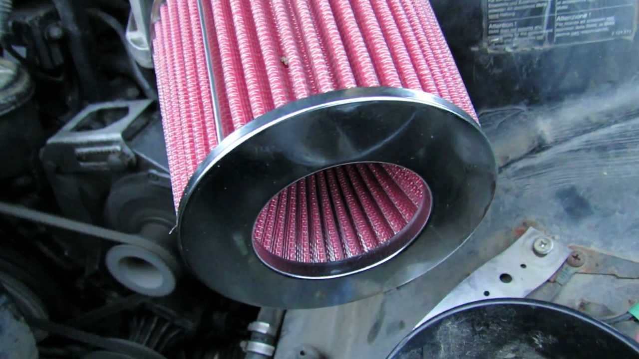 BMW E36 318i new direct air filter YouTube