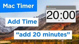 Super Easy Timer - Adjusting Time with Natural Language Input (3/8)