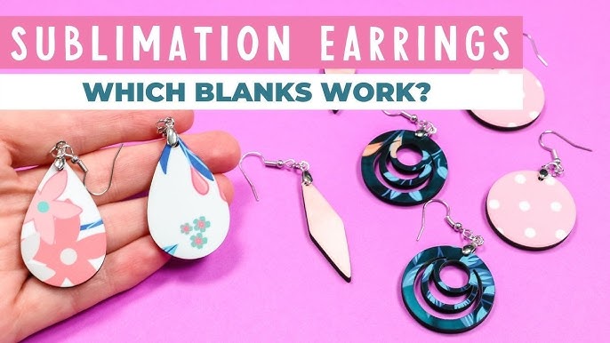 Sublimation Blank Teardrop Earring Sublimation Earring - Temu