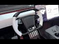 Upgrade your Cybertruck's Squircle Steering Wheel with a Sport Grip, NAPA Leather & Carbon Fiber.