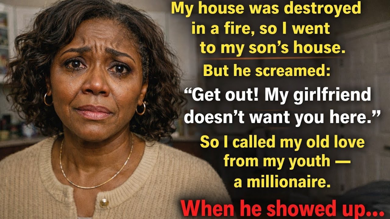 My house burned down... I went to my son for help.What he did next broke my heart..