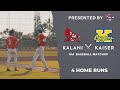 (10) Kalani vs Kaiser | OIA D1 East Matchup | Hawaii High School Baseball
