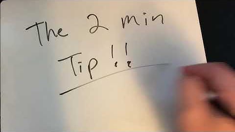The 2 Min Tip - Episode 4 “Reading Chord Diagrams”