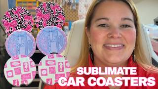 How to Make Sublimation Car Coasters (Neoprene and Sandstone)