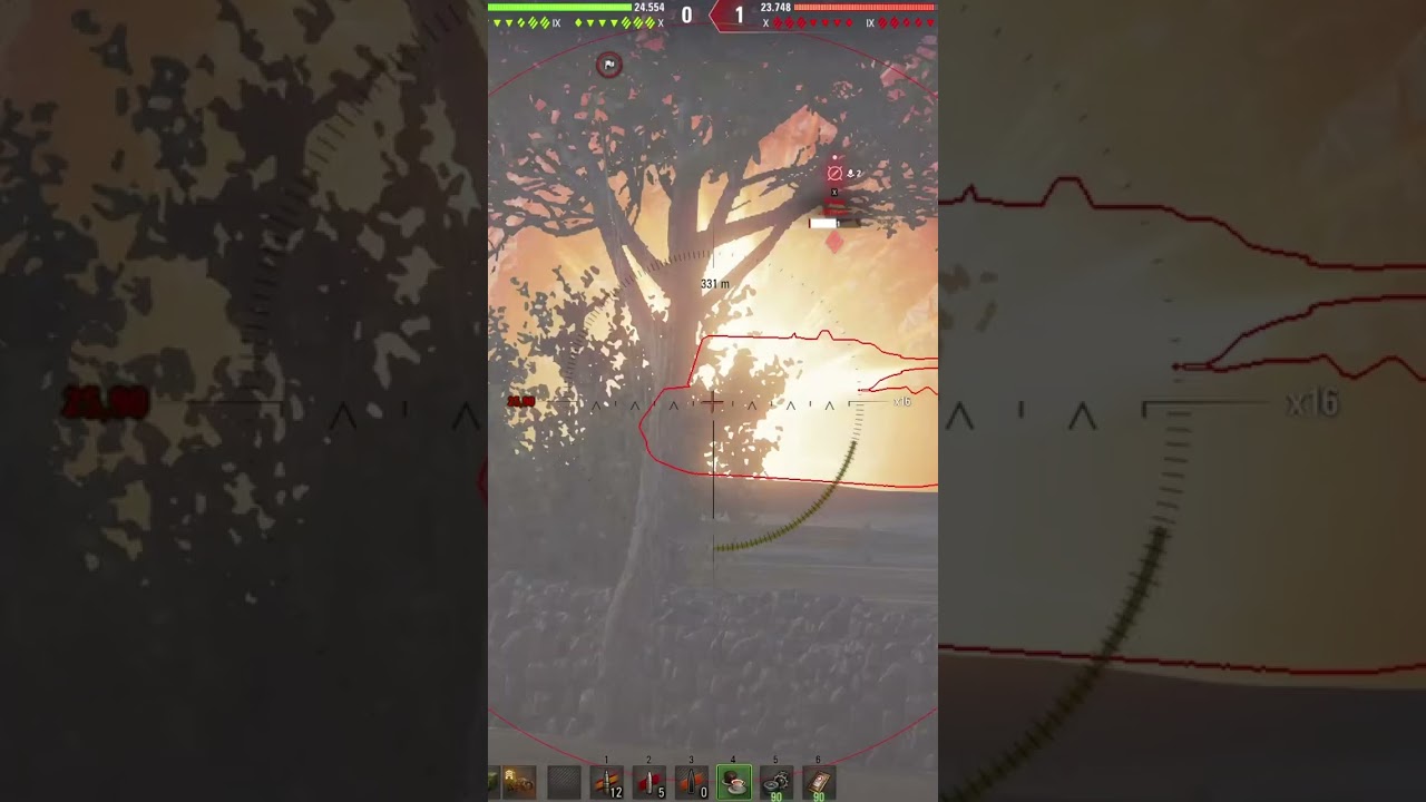 FV4005 поражает Maus на 1,6 тыс. 