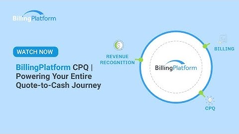 BillingPlatform CPQ