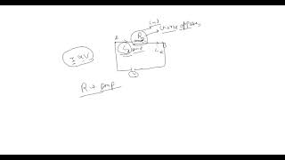 Why does current not decrease while passing thought resistance 