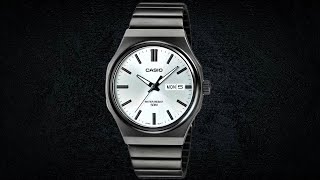 Casio Standard Classy Minimalist Analog Silver Dial Men's Watch 