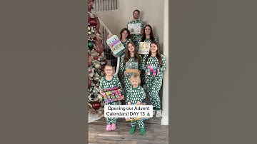 OPENING DAY 13 of our ADVENT CALENDARS!🎄#shorts #christmas