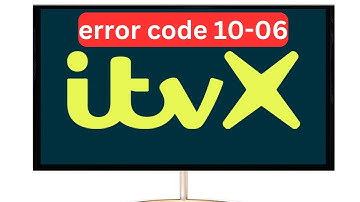 How to fix iTVX error code 10-06