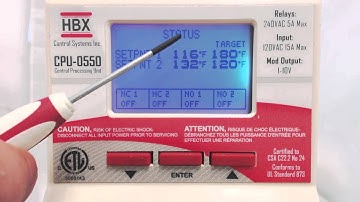 Dual Setpoint with CPU 0550