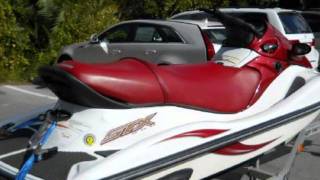2004 KAWASAKI 900 STX TRIPLE JET SKI WITH TRAILER!