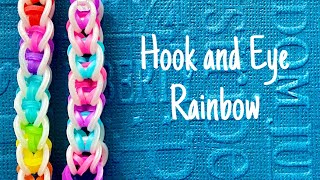 Rainbow loom rubber band bracelet tutorial hook and eye