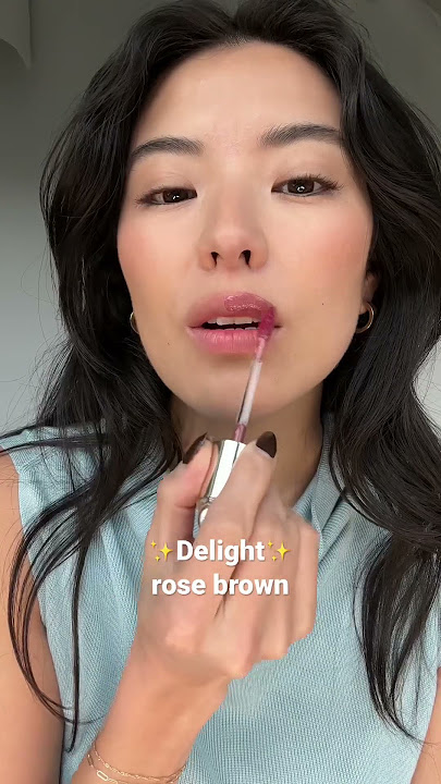 Rare Beauty Lip Oil 🫶 fave shades #beauty #makeup #makeuptutorial #shorts