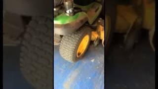 John deere riding mower  l120 has  no reverse