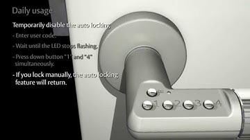 Mul-T-Lock Code-It Security Handle - Daily Usage