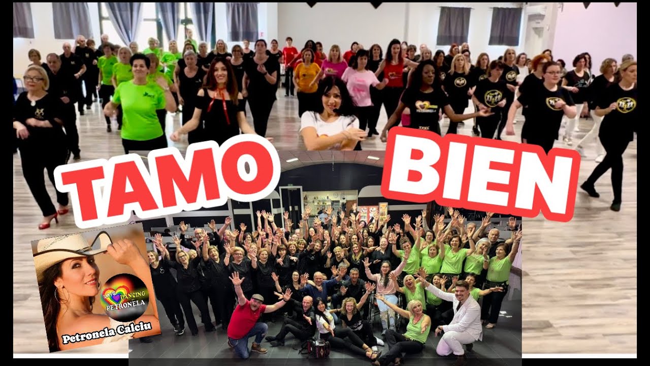 Enrique Iglesias ft Pitbull TAMO BIEN coreo Petronela Calciu //balli di gruppo 2025 /video spalle