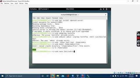 Progress 2 : SFTP server configuration