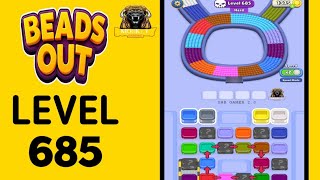 Beads Out hard Level 685 Solution and Walkthrough for Gameplay