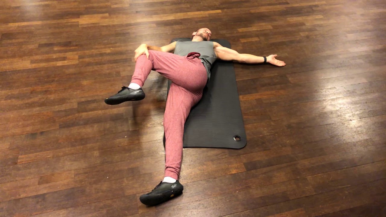 Supine Spinal Twist Pose YouTube