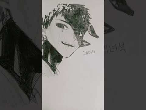 나는 올바르게 살아온 소녀 지박소년 하나코군 그림 손그림 모작 