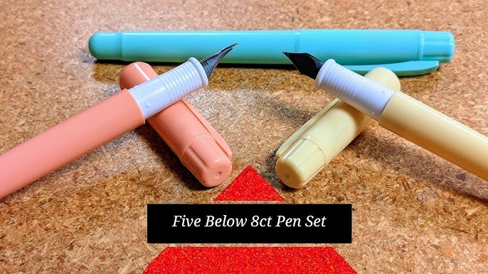 Calligraphy & Lettering Pens Set 12-Piece, Five Below
