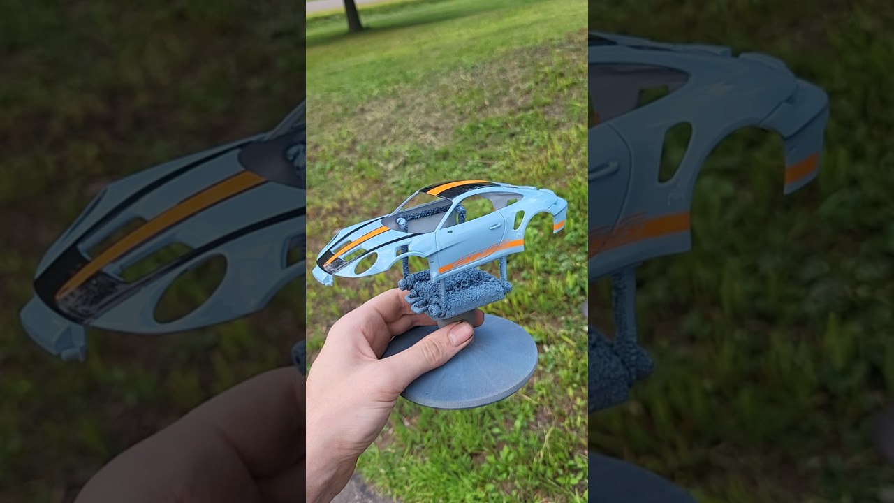 Tamiya Porsche GT3 RS in 2k clear! #cars #124 #911porsche