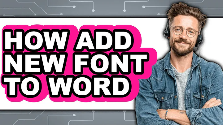 How Add New Font to Word (easy Method)