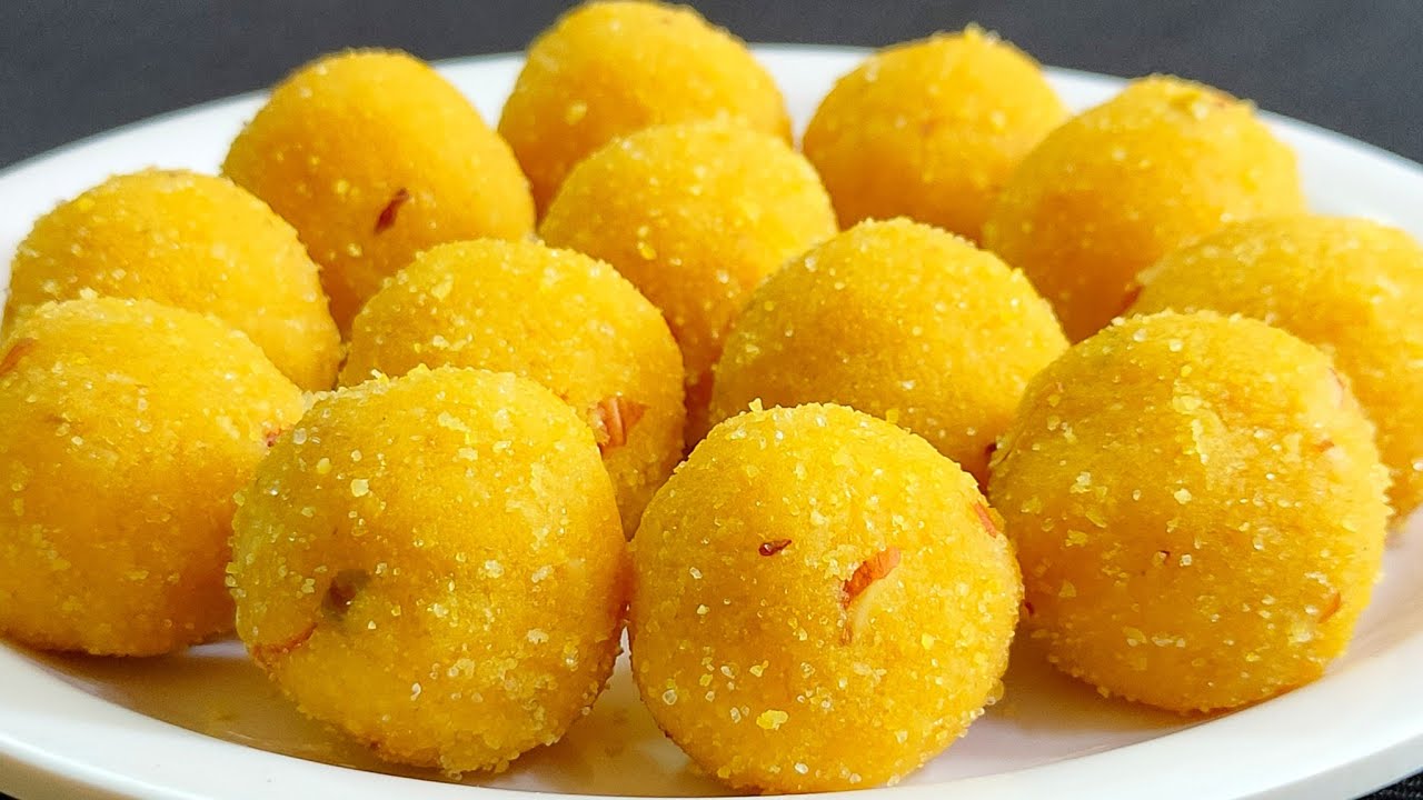 बिना घी बिना चाशनी नरम मुलायम दानेदार लडडू बनाएं भर भर के तारीफ पाएं Easy Laddu Recipe दानेदार लडडू