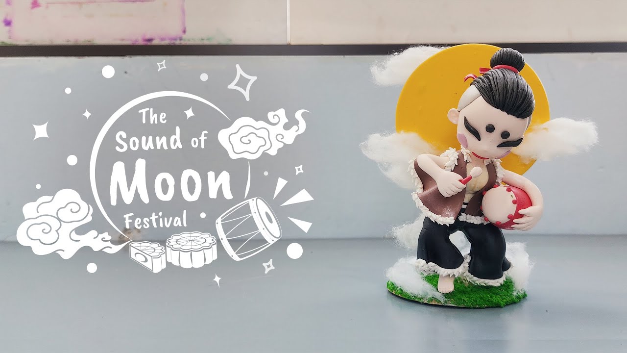 The Sound of Moon Festival | Mid-Autumn Clay Sculpture, Clay Doll Figure, Mid Autumn Clay Creations