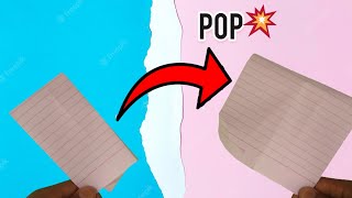how to make paper poper | paper origami | @craftingTV01