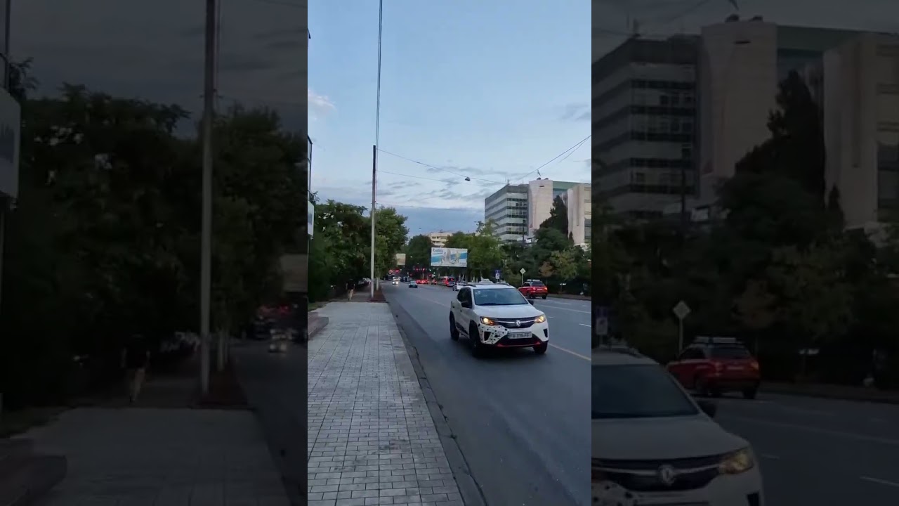 Şehirde dolaşın. Tbilisi Queen Tamar Avenu,  Queen Tamar bridge 