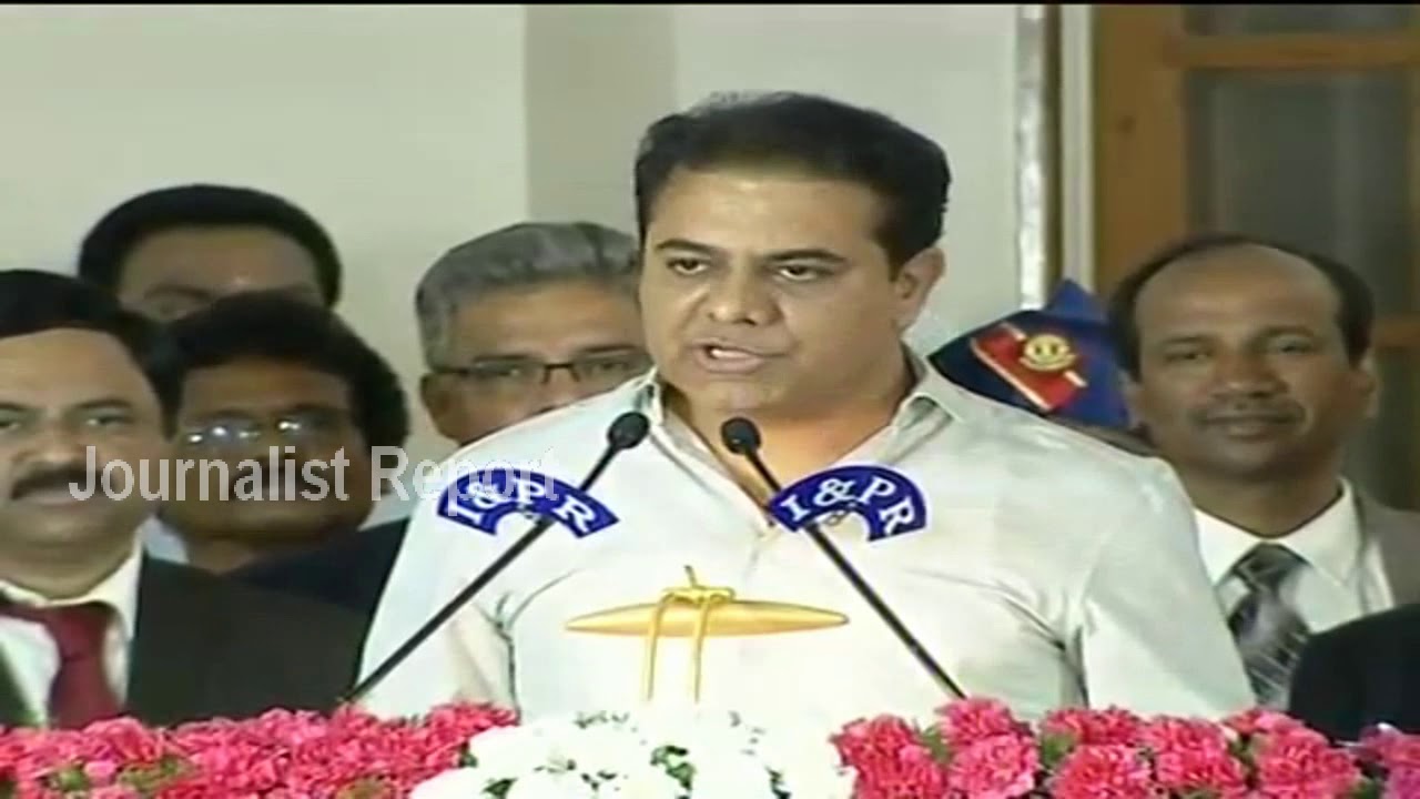 KTR Taking Oath as Telangana Minister at Rajbhan || CM KCR, Governor