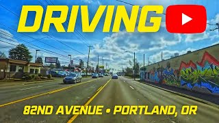 82nd Ave | Portland, Oregon | 4K Driving Video