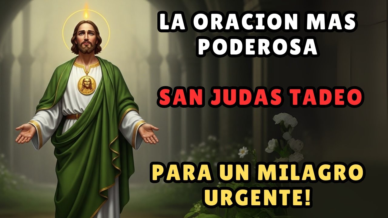 🕊️ ¡La Oración MÁS PODEROSA a San Judas Tadeo para un Milagro URGENTE ...